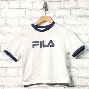FILA Women’s Athletic Short Sleeve Top White Size XS